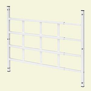 lot 48805 image: Segal S 4768 Fixed Adjustable Child Safety Window Guard Prevents Accidental Falls, Tamper Resistant Screws Included, Non-Egress, 21-14H x 32-12-54W, White
