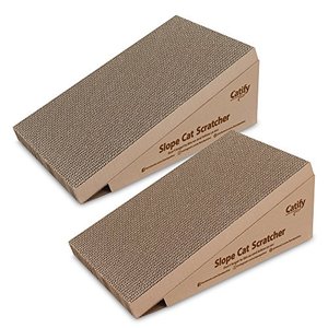 lot 48830 image: Best Pet Supplies Catify Slope Cat Scratcher with Catnip (2 Pack)