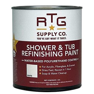 lot 48844 image: RTG Supply Co. Shower & Tub Refinishing Paint (White)