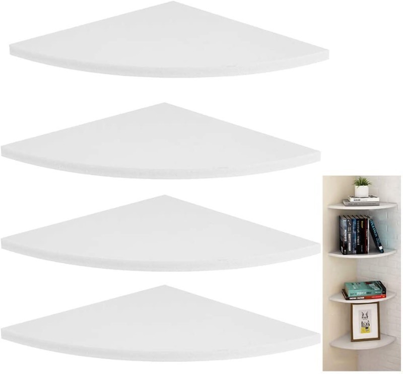 lot 3737 image: Floating Corner Shelves