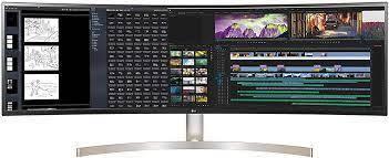 lot 3759 image: LG UltraWide Curved Monitor