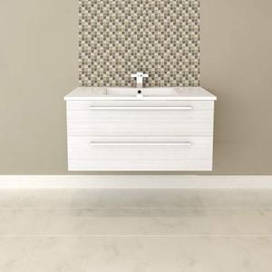 lot 4231 image: Cutler Kitchen &amp Bath Silhouette Wall Hung Bathroom Vanity