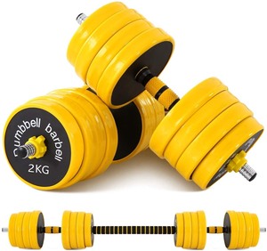 lot 4201 image: MESIXI Adjustable Dumbbell Barbell Set
