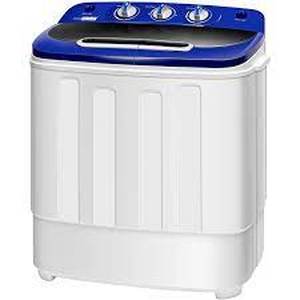 lot 4215 image: VIVOHOME Electric Portable 2 in 1 Twin Tub