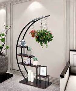 lot 4246 image: 5 Tier Metal Plant Stand