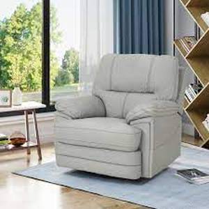lot 4248 image: Laurent Bubba Leather Swivel Power Recliner