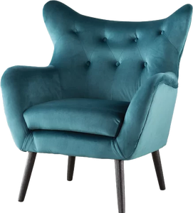 lot 4230 image: Upholstered Tufted Club Chair