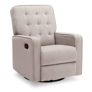 lot 4566 image: Tufted Back Swivel Rocker Recliner