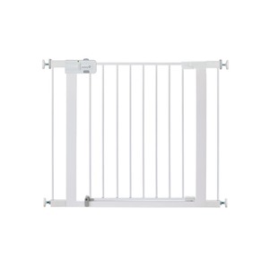 lot 37008 image: Safety 1st - Easy Install Walk-Through Gate - White - 8K reviews on AZN.  Retails for $49.99