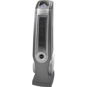 lot 37016 image: Lasko 4930 Oscillating High Velocity Tower Fan - Features Built-in Timer and Louvered Air Flow Control - Retails for $82.36