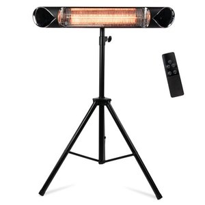 lot 37099 image: Briza Patio Heater, Infrared Patio Heater for IndoorOutdoor Use, 1500Watt, Mount to CeilingWall - Retails for $199.89
