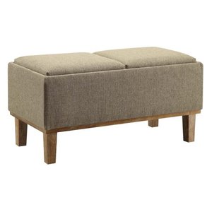 lot 37101 image: Convenience Concepts Designs4Comfort Brentwood Storage Ottoman - Retails for $127.83