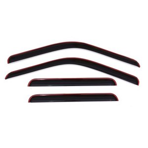 lot 37111 image: Auto Ventshade in-Channel Ventvisor Side Window Deflector, 4-Piece Set for 1999-2016 Ford F-250 to F-550 Super Duty with SuperCrew Cab - Retails for $51.48