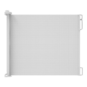 lot 37141 image: Perma Extra Wide IndoorOutdoor Retractable Gate, Extra Wide 71 in, White - Retails for $49.99
