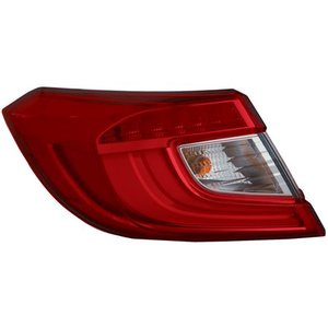 lot 37145 image: New CAPA Certified Standard Replacement Left Outer Tail Light Assembly, Fits 2018-2020 Honda Accord Sedan - Retails for $160.59
