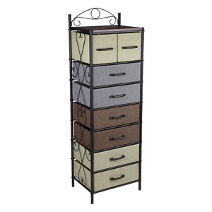 lot 37146 image: Household Essentials 8-Drawer Victorian Tower - Retails for $127.99