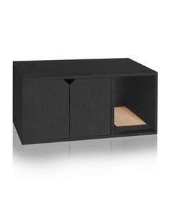 lot 37148 image: Eco Friendly Cat Litter Box Enclosure - Retails for $108.14