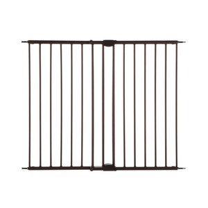 lot 37152 image: Toddleroo by North States Easy Swing and Lock Baby Gate, 28.68-47.85 Wide, Matte Bronze - Retails for $47.88