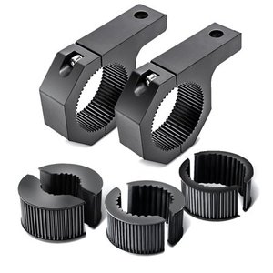 lot 37175 image: Nilight 90020B 2 Pack Mounting Bracket Kit LED Off Road Light Horizontal Bar Tube Clamp Roof Roll Cage Holder