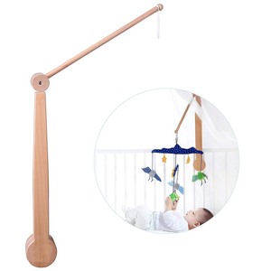 lot 37089 image: Crib Mobile, Baby Mobile for Crib, Mobile Holder for Crib, Crib Mobile Arm Baby Mobiles, Mobile Arm for Crib, 19-37 Inch Adjustable, 100% Beech Wooden, Sleek Scandinavian Design - Retails for $29.95
