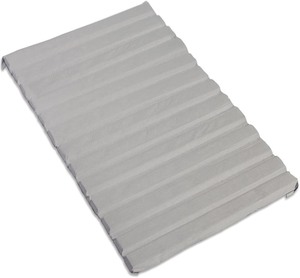 lot 37112 image: Mayton Heavy Duty Standard Mattress Support Wooden Bunkie BoardSlats with Covered, Twin, Beige - Retails for $66.00