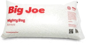 lot 37154 image: Big Joe Bean Bag Refill - 100 L - Retails for $32.50