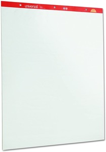 lot 37167 image: Universal 35600 Recycled Easel Pads Unruled 27 X 34 White 50 Sheet Case Of 2 - Retails for $24.38