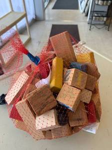 lot 48 image: Misc Vintage Wooden Blocks