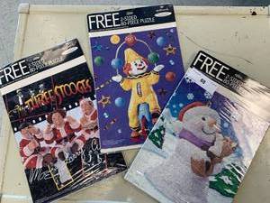 lot 88 image: Vintage Hallmark 2-Sided Puzzles