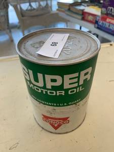 lot 89 image: Conoco Super Motor Oil Quart