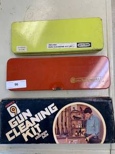 lot 96 image: Vintage Gun Cleaning Kits