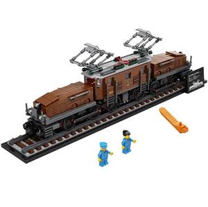 lot 11730 image: Lego Crocodile Locomotive 10277 Building Kit Home Kids Toy Model Assembly