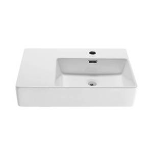 lot 11788 image: Sealed In Box Swiss Madison St. Tropez Vessel Sink in Glossy White