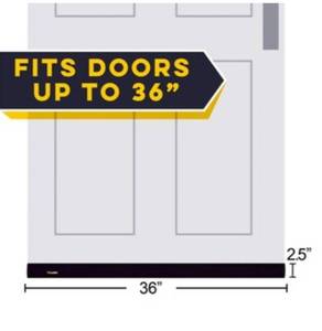 lot 11793 image: 36 in. Versa-Line Rodent Proof Door Sweep, Dark Bronze Cover