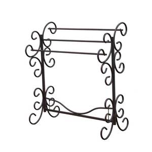lot 11797 image: Metal Scroll Blanket Rack