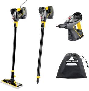 lot 11817 image: BISSELL Power Steamer Heavy Duty 3-in-1 Steam Mop and Handheld Steamer for Outdoor Use, 2685A, Black