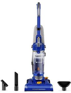 lot 11833 image: eureka NEU182A PowerSpeed Bagless Upright Vacuum Cleaner, Lite, Blue