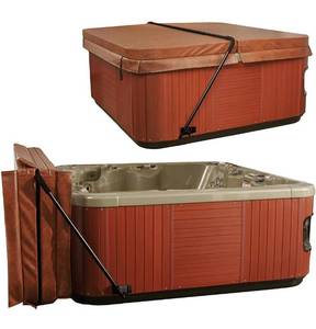 lot 11841 image: Blue Wave NP5022 Low Mount Spa Cover Lift Only, Black