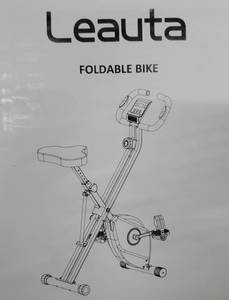 lot 11843 image: Leauta Folding Exercise Bike, Item #917D