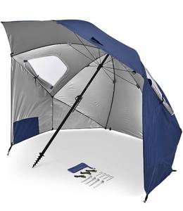 lot 11882 image: Sport-Brella Premiere XL UPF 50 Umbrella Shelter for Sun and Rain Protection (9-Foot)