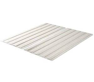 lot 11949 image: Zinus Annemarie Solid Wood Bed Support Slats Fabric-Covered Bunkie Board, King