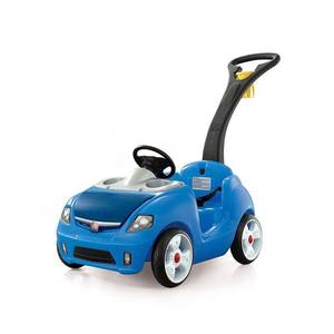 lot 11956 image: Step2 Whisper Ride II Kids Blue Ride On Push Car