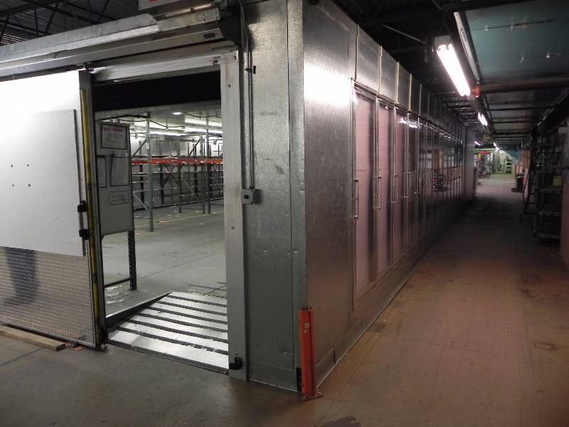 Walk in Freezers ♦ 21 Glass Door walk in ♦ shelving ♦ pallet racking
