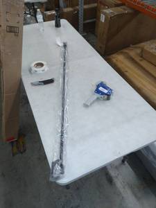 lot 7035 image: Black Curtain Rod