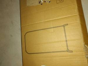 lot 8746 image: garment rack black