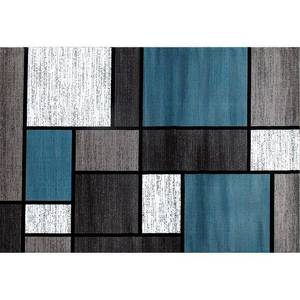 lot 10239 image: Main Street Rugs Montane Mon106 Blue 33 x 5 Area Rug