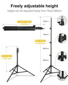 lot 5465 image: Photo Video Studio Maxztill 8.5 x 10 ft Adjustable Background Stand Muslin