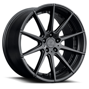 lot 5475 image: Verde Custom Wheel Satin Black 20-22