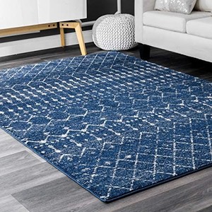 lot 5485 image: nuLOOM Moroccan Blythe Area Rug, 4 x 6, Blue