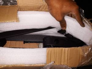 lot 5490 image: 12ft Heavy Duty Sturdy Panel Black